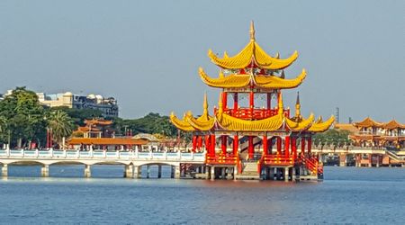 Kaohsiung: Pabellon en el Lago Lotus