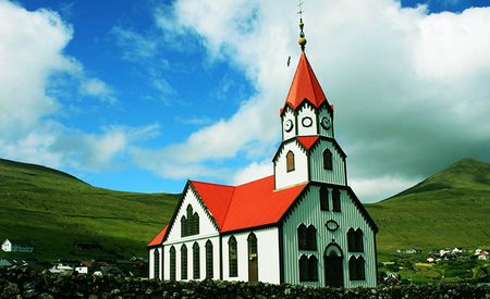 Iglesia de Sandavágur