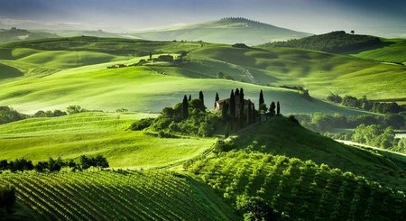 Paisaje de la Toscana